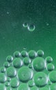 Colored air bubbles in water Royalty Free Stock Photo