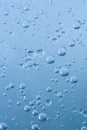 Colored air bubbles in water Royalty Free Stock Photo