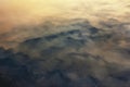 From the air, overlooking the Qinling Mountains