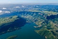 Air Photo Dam Landscape Royalty Free Stock Photo