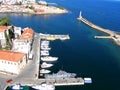 Air photograph, Chania City, old town, Crete, Greece