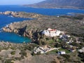 Air photograph, Chrisoskalitissa, Chania, Crete, Greece Royalty Free Stock Photo