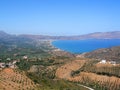 Air photograph, Kissamos, Chania, Crete, Greece Royalty Free Stock Photo