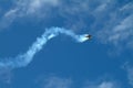 Air plane aerobatics Royalty Free Stock Photo