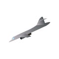 Air plane war machine, grey color, super jet element