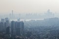 Air pollution in city of Seoul