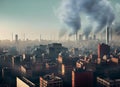 Air pollution in a high-rise city