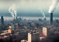 Air pollution in a high-rise city