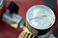 Air pressure gauge Royalty Free Stock Photo