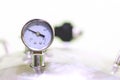 Air Pressure gauge Royalty Free Stock Photo