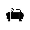 Air pump and compressor icon,logo vector illustration design template