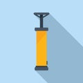 Air pump icon flat vector. Valve compressor