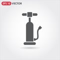 air pump single vector icon