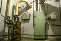 Air purification system, in an old bomb shelter