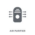 Air purifier icon from Electronic devices collection. Royalty Free Stock Photo