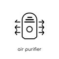 Air purifier icon from Electronic devices collection. Royalty Free Stock Photo