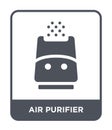air purifier icon in trendy design style. air purifier icon isolated on white background. air purifier vector icon simple and