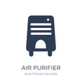 Air purifier icon. Trendy flat vector Air purifier icon on white