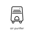 Air purifier icon. Trendy modern flat linear vector Air purifier