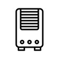 Air Purifier vector illustration, Isolated line style icon