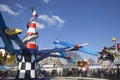Air race in Coney Island Luna Park Royalty Free Stock Photo