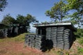 Air raid shelter Royalty Free Stock Photo