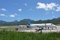 Air Rarotonga Embraer 110 at Rarotonga International Airport Coo