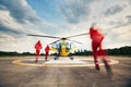 Air rescue service Royalty Free Stock Photo