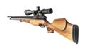 Air rifle isolated Royalty Free Stock Photo