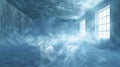 Air in the room so dense, its almost solid, Ai Generated Royalty Free Stock Photo