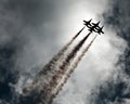 Air show planes Royalty Free Stock Photo