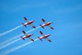 Air show team Royalty Free Stock Photo