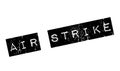 Air Strike rubber stamp