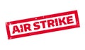 Air Strike rubber stamp