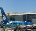 Air Tahiti airplane at Los Angeles International Airport in California