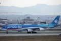 Air Tahiti Nui taxiing on Los Angeles Airport, LAX