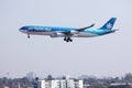 Air Tahiti Nui landing on Los Angeles Airport, LAX