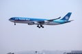 Air Tahiti Nui landing on Los Angeles Airport, LAX