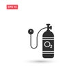 Air tank icon vector design isolated 5 Royalty Free Stock Photo