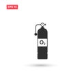 Air tank icon vector design isolated 3 Royalty Free Stock Photo
