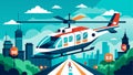 The air taxi highspeed network has revolutionized the way we commute turning what used to be a long and tedious trip