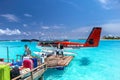 Air taxi landed close to one of maldives islands, irufushi