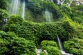 Air Terjun Benang Kelambu waterfall on the island Lombok