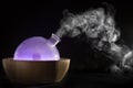 Utrasonic essential oil diffuser Royalty Free Stock Photo