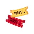 Air tickets illustration Royalty Free Stock Photo