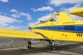 The Air Tractor's AT-402B is used in agricultural circles for crop-spraying and in fighting fires from the air