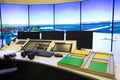 Air traffic control simulator