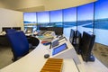 Air traffic control simulator Royalty Free Stock Photo