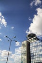 Air traffic control tower on airport in Prague, Czech Republic Royalty Free Stock Photo