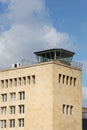 Air traffic control tower at Berlin Tempelhof airport Royalty Free Stock Photo